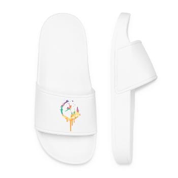 Cercle des couleurs des alpinistes - Claquettes Femme - blanc - Devant