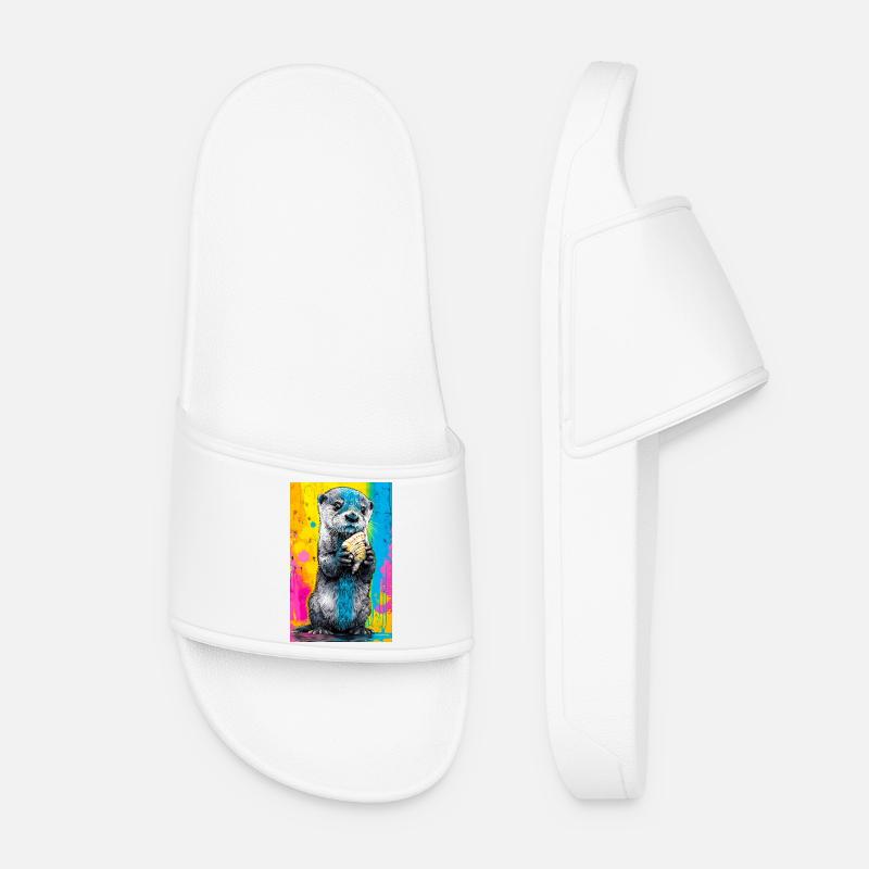 otter - Women’s Pool Sliders - white