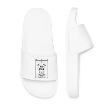 Lid Search | Tarot Humor Kitchen - Women’s Pool Sliders - white - Front