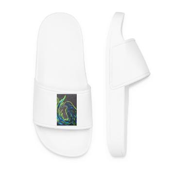 Phénix en plumage néon - Claquettes Femme - blanc - Devant
