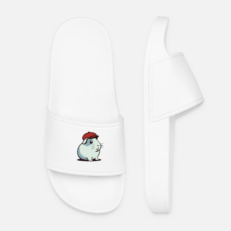 Guinea pig - Women’s Pool Sliders - white