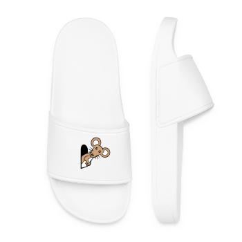 Trou de souris Trou de souris Trou de souris Peeps Mignon Drôle Bande dessinée - Claquettes Femme - blanc - Devant