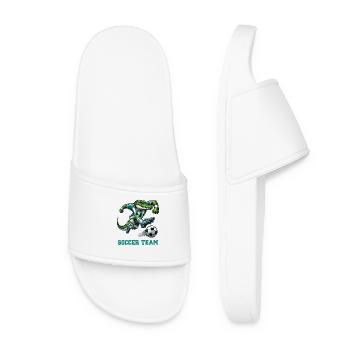 Crocodile Soccer Soccer - Women’s Pool Sliders - white - Front