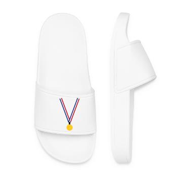 Médaille d'Or - France - Claquettes Femme - blanc - Devant