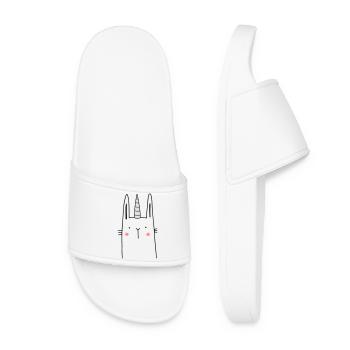 Unicorn Hase - Claquettes Femme - blanc - Devant