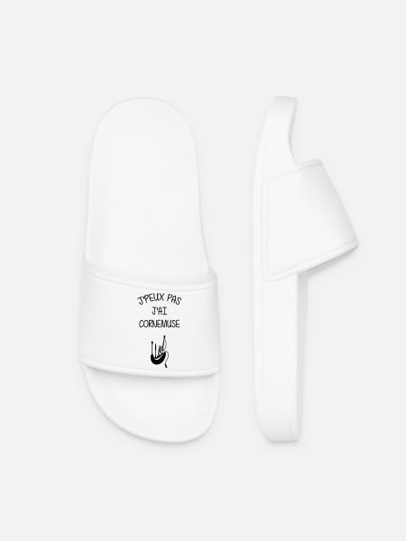 Cornemuse / Ecosse / Instrument de Musique - Claquettes Femme - blanc