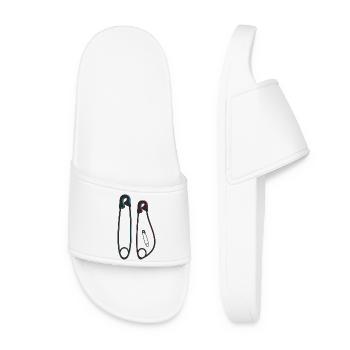 Annonce de grossesse Surprise - Claquettes Femme - blanc - Devant
