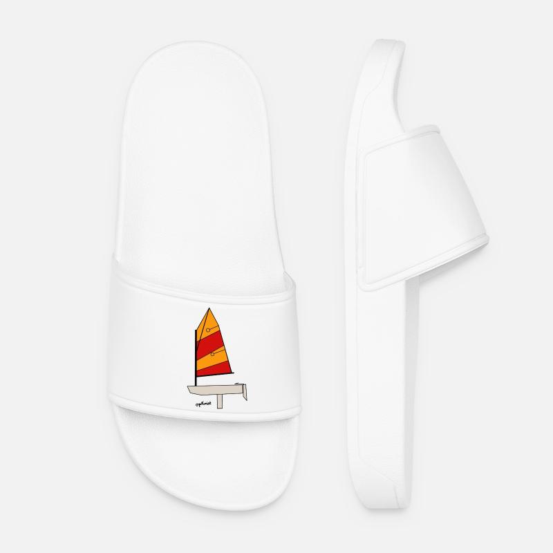 Optimist Segelboot - Frauen Badelatschen - Weiß