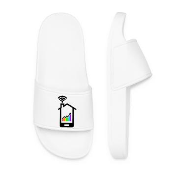 Better results colored graph in smartphone - Women’s Pool Sliders - white - Front