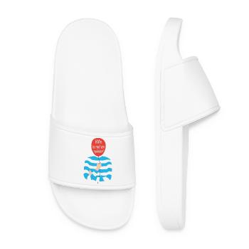 Hate is not an opinion - Women’s Pool Sliders - white - Front