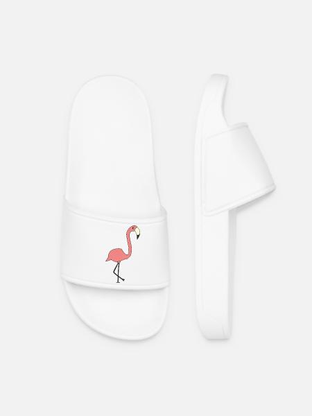 Flamingo - Women’s Pool Sliders - white