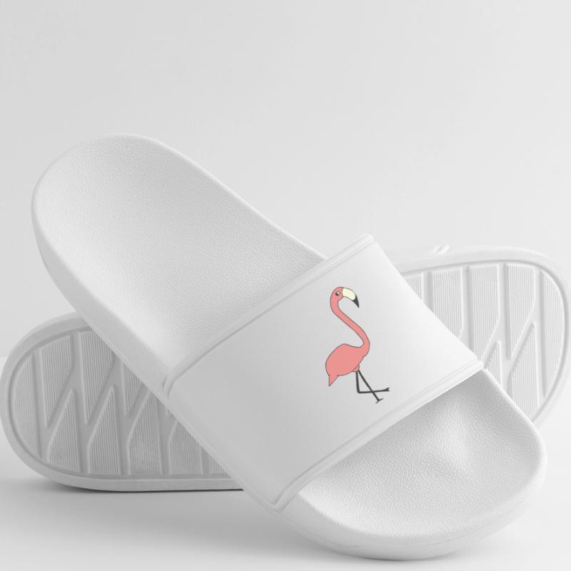 Flamant Claquettes Femme