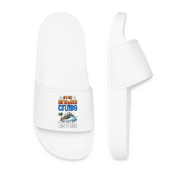 It's My Birthday Cruise Family Vacation Trip - Women’s Pool Sliders - white - Front