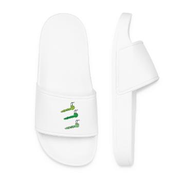 Caterpillars triplets - Women’s Pool Sliders - white - Front