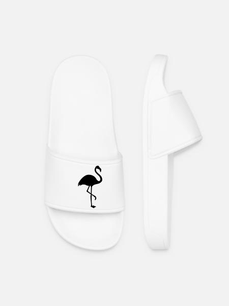 Silhouette Flamingo Tendance - Claquettes Femme - blanc