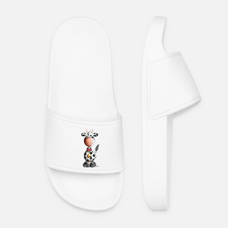 Happy Cow - Women’s Pool Sliders - white