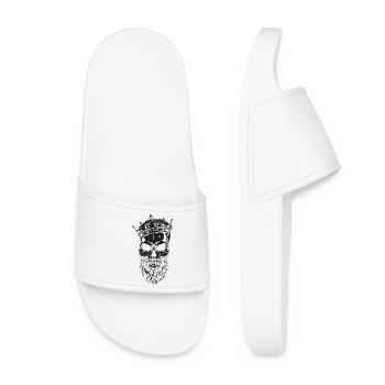 Tête de roi (mobile de partenaire) - Claquettes Femme - blanc - Devant