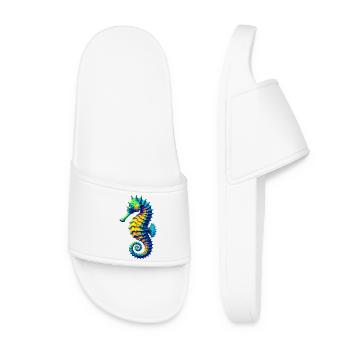 Hippocampe - Claquettes Femme - blanc - Devant