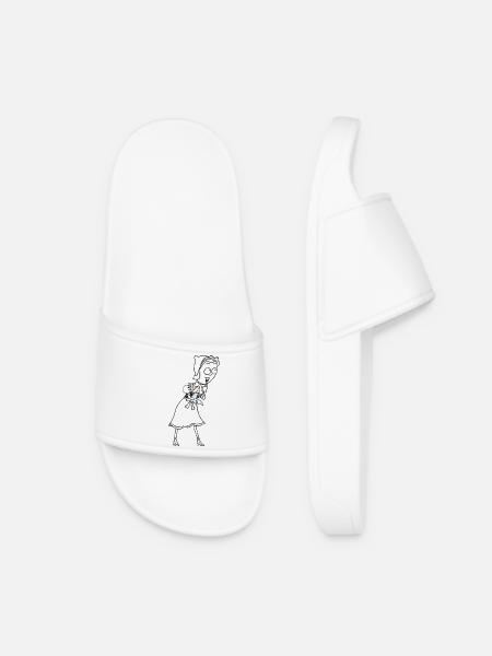 SERBSKA JANKA - contour - - Women’s Pool Sliders - white