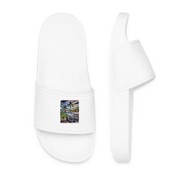 Littoral hawaïen - Claquettes Femme - blanc - Devant