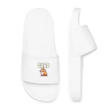 Mamabara Mother Capybara - Women’s Pool Sliders - white - Front