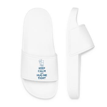 Keep Calm and Hug me Tight - Women’s Pool Sliders - white - Front