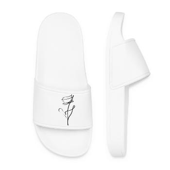rose - Women’s Pool Sliders - white - Front