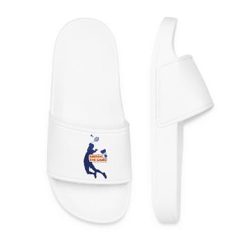 Smash the game by Helfspawn - Women’s Pool Sliders - white - Front