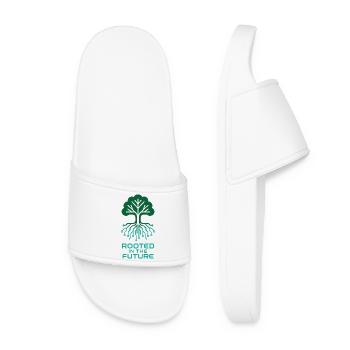Digital tree for a sustainable future - Women’s Pool Sliders - white - Front
