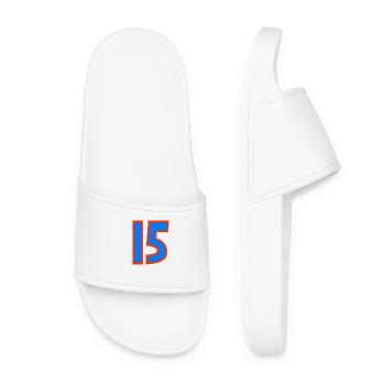15. 15 YEARS. 15th ANNIVERSARY. 15 YEAR ANNIVERSARY. - Women’s Pool Sliders - white - Front