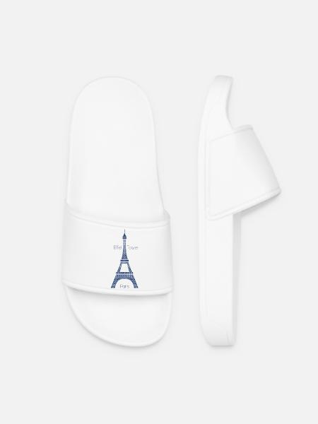 Eiffel Tower - Frauen Badelatschen - Weiß