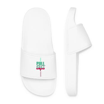 waiter bartender bartender bartender barchef - Women’s Pool Sliders - white - Front