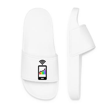 Meilleurs résultats graphique coloré dans smartphone - Claquettes Femme - blanc - Devant