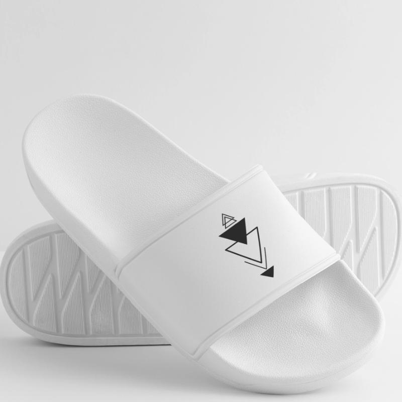 Triangular symbol (black) Women’s Pool Sliders