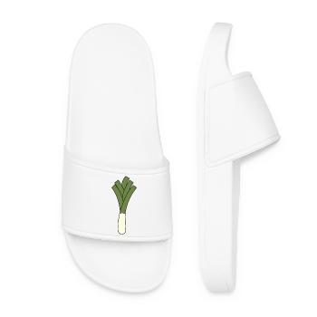 Poireau - Claquettes Femme - blanc - Devant