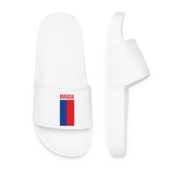 Maggia Ticino Souvenir - Women’s Pool Sliders - white - Front