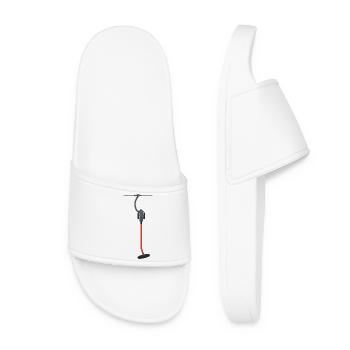 Skiing button lift - Women’s Pool Sliders - white - Front