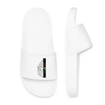 Jah love LION - Women’s Pool Sliders - white - Front
