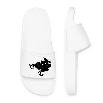 Snowmobile cleasanna tiománaí - Women’s Pool Sliders - white - Front
