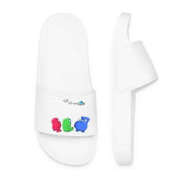 Alien - little green males - Women’s Pool Sliders - white - Front