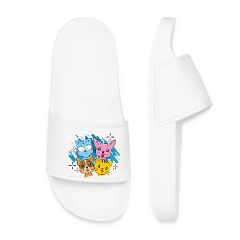 children - Women’s Pool Sliders - white - Front