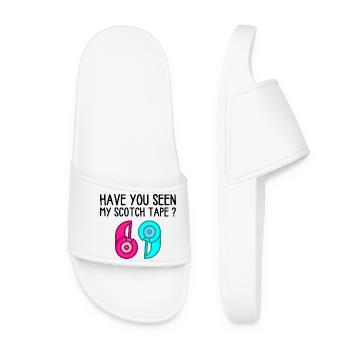Have you Seen My Scotch Tape? - Women’s Pool Sliders - white - Front