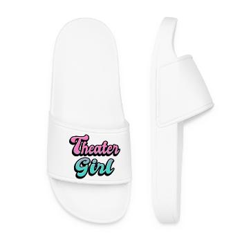 Fille de théâtre - Claquettes Femme - blanc - Devant