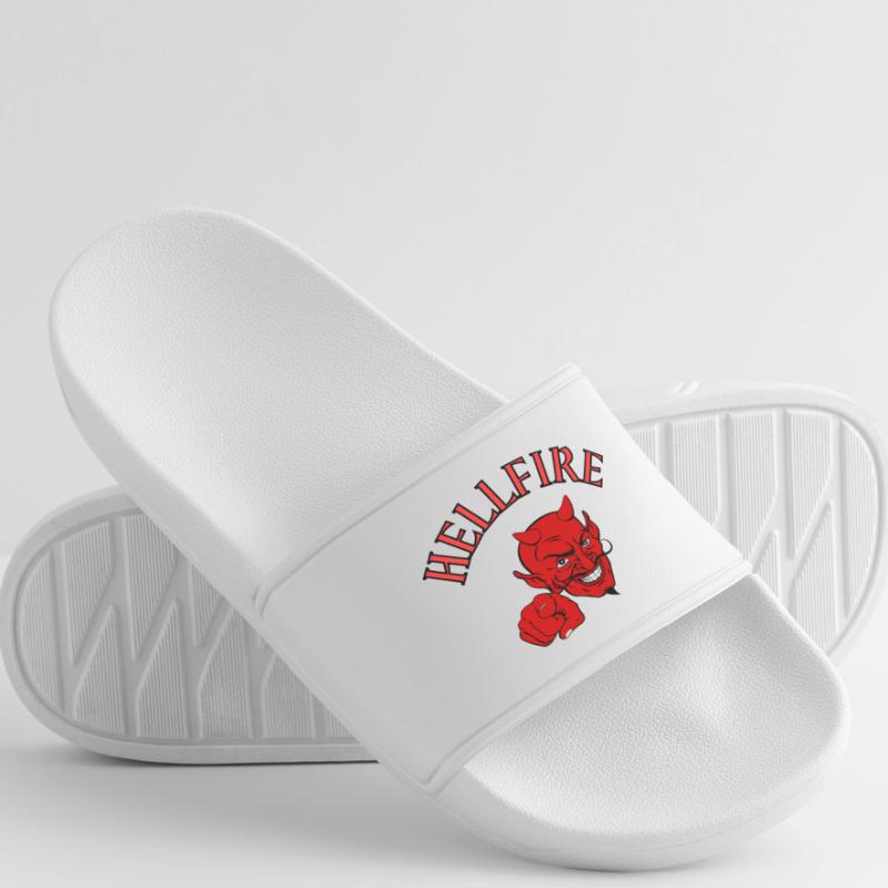 Devil, Satan, Devil, Hellfire Women’s Pool Sliders