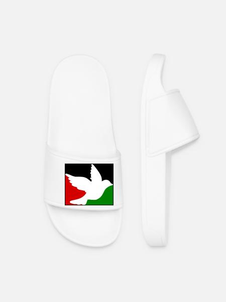 Free palestine - Claquettes Femme - blanc