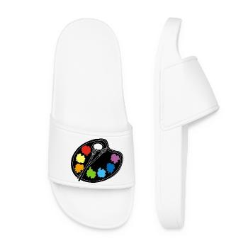Artist (Black) - Women’s Pool Sliders - white - Front