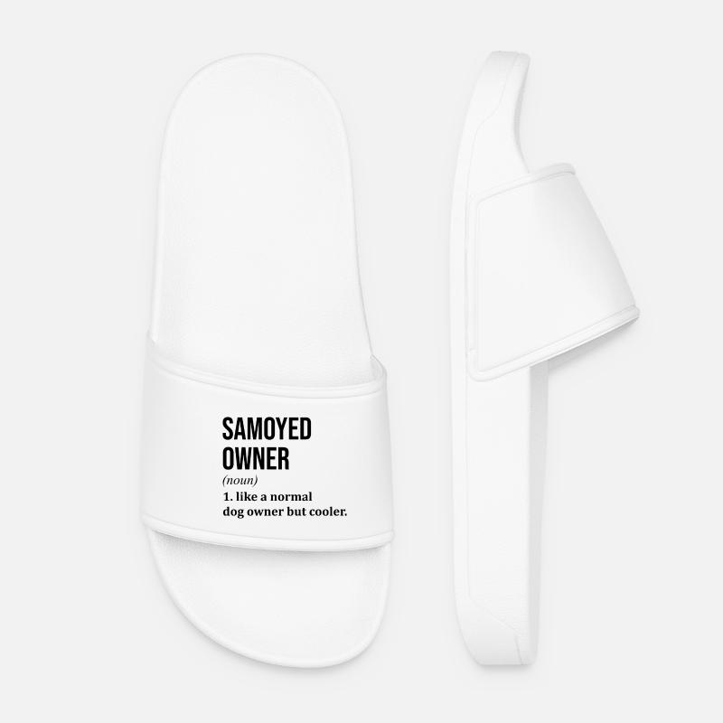 Samoyed - Claquettes Femme - blanc