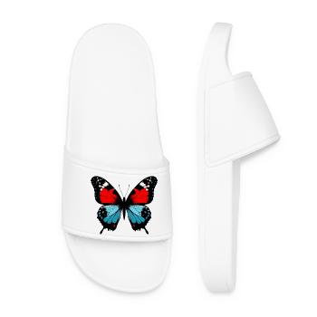 Papillon - Claquettes Femme - blanc - Devant
