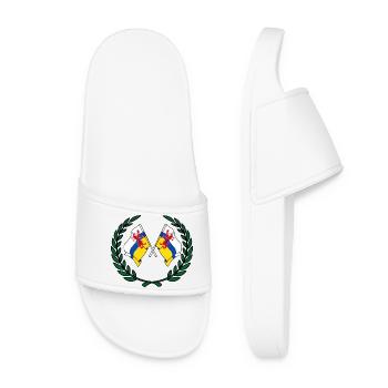Flags province of Limburg laurel wreath - Women’s Pool Sliders - white - Front