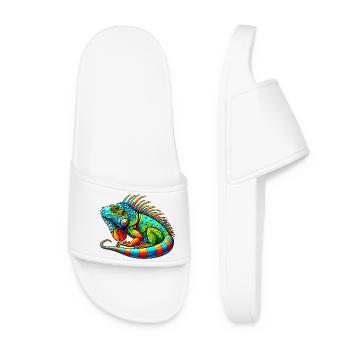 Iguana - Women’s Pool Sliders - white - Front